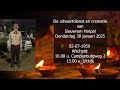 De uitvaartdienst en crematie van Sieuwram Harpal. Donderdag 30 januari 2025.