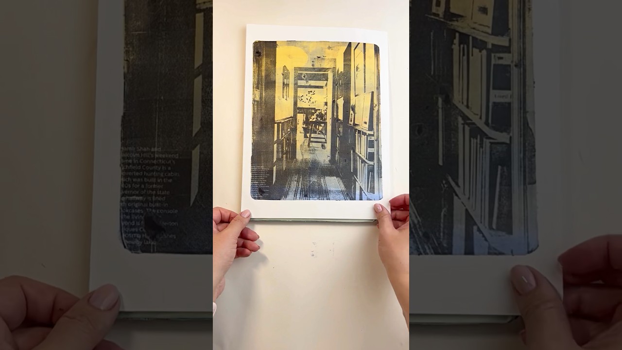 Testing another magazine for image transfer technique 