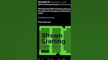 Streamlabs Has FREE Kick Overlays For Your Stream!
