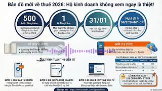 Bí Mật Ngưỡng 500 Triệu: Cách Hộ Kinh Doanh Tự Thắng Trong Kỷ Nguyên Thuế Mới
