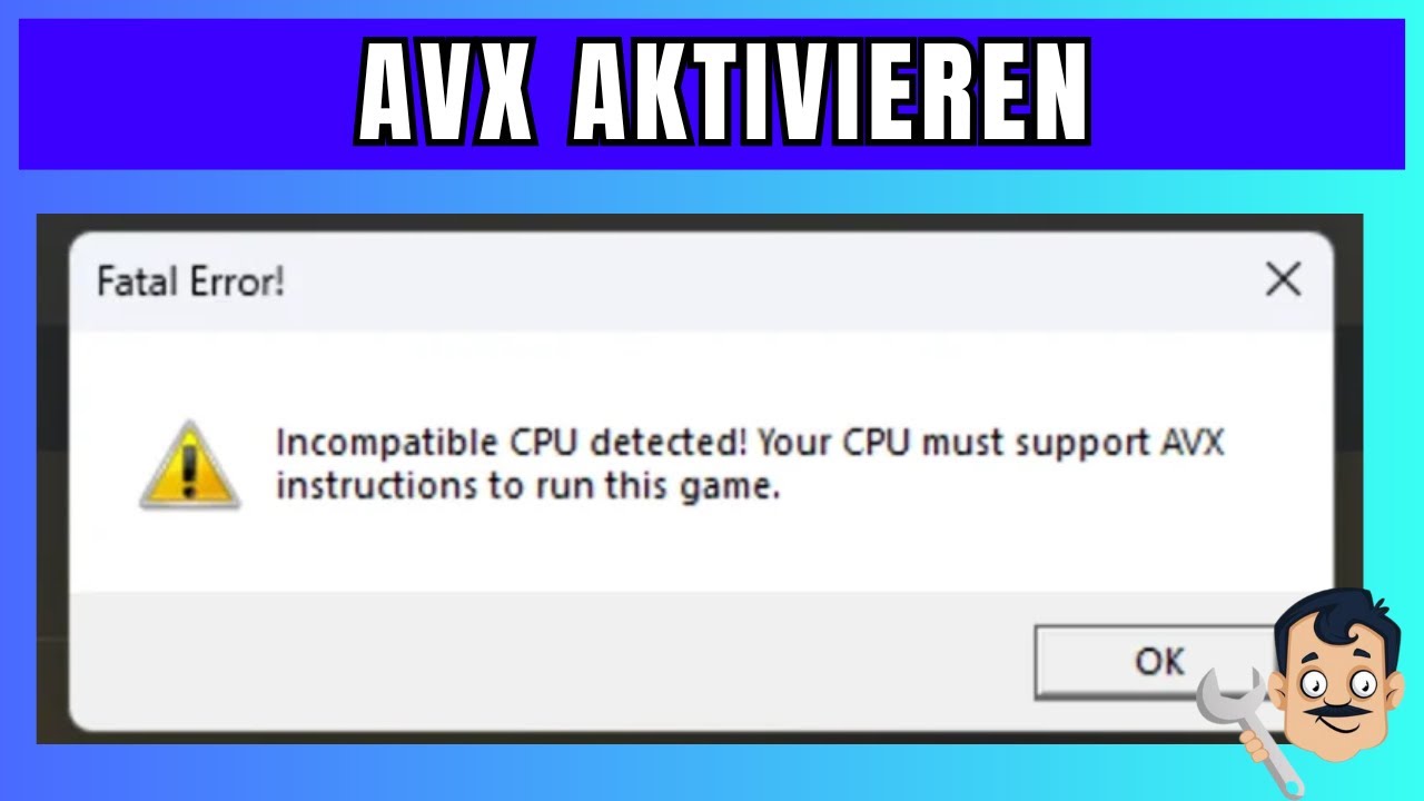 AVX aktivieren Windows schnell fix - YouTube