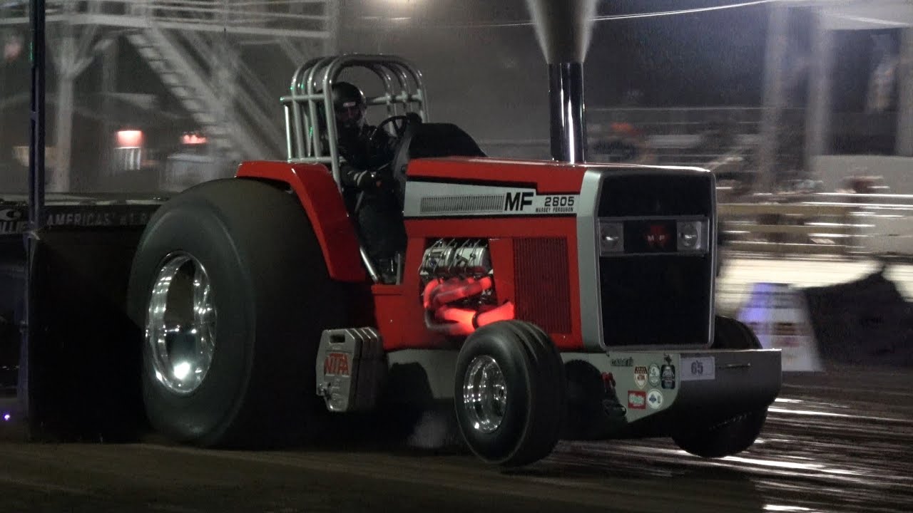 2023 Pro Stock Tractor Pulling! NTPA Henry County Fair Pull! Napoleon, OH YouTube