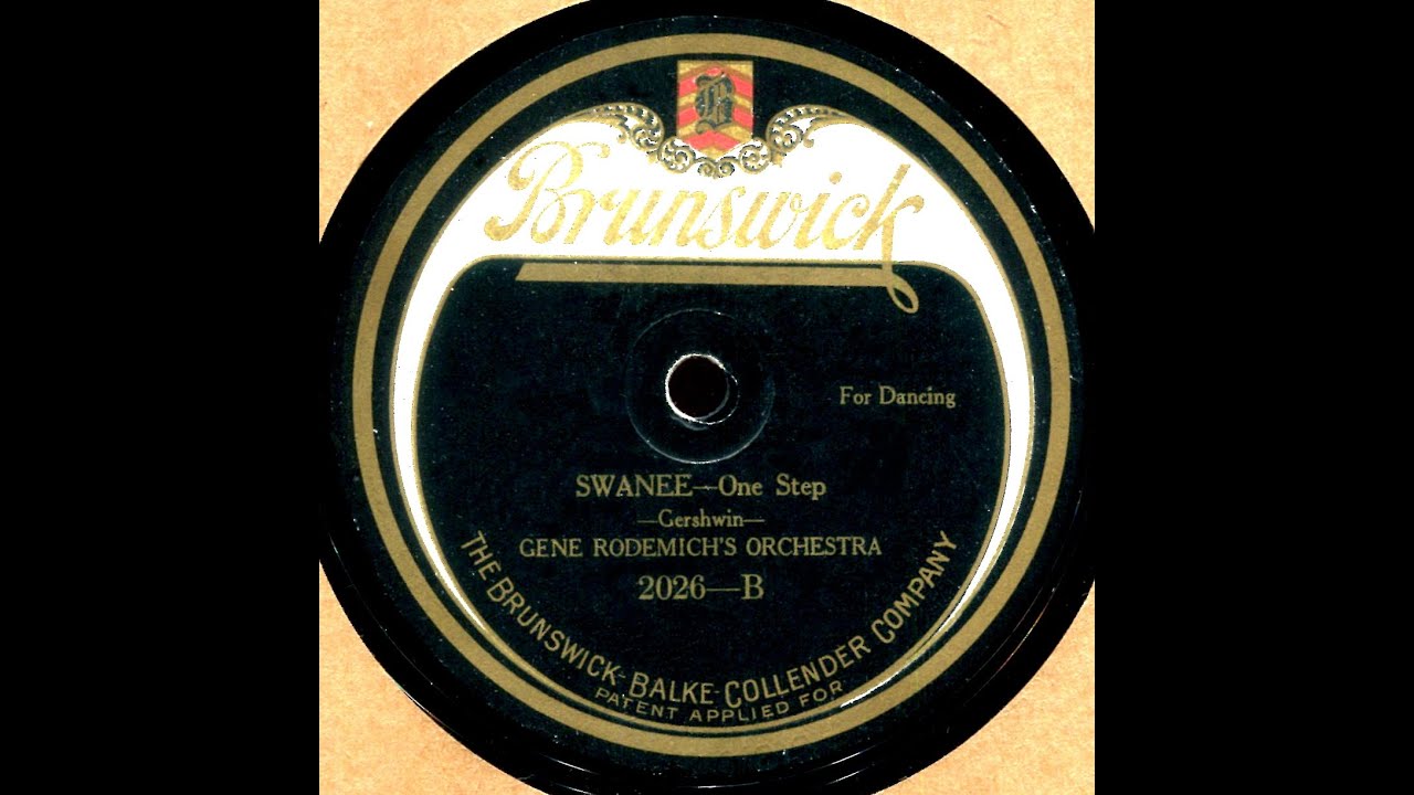Watch Swanee Gene Rodemich's Orch , 1919 on YouTube Watch Swanee Gene Rodemich's Orch , 1919 on YouTube