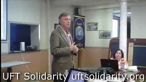 UFT Solidarity's Guest Speaker Jim Callaghan Speak...