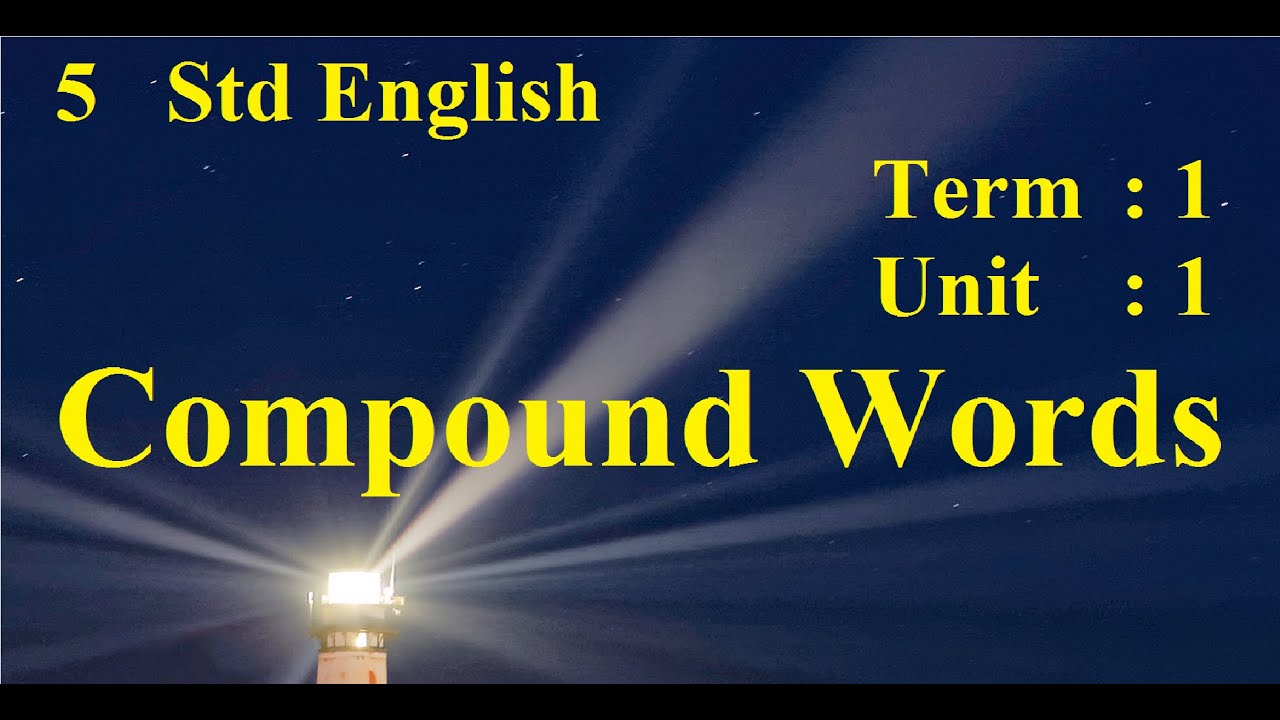 5th Std English - Compound Words - YouTube