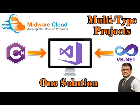 How to build Multiple type of .NET Applications in single solution | Urdu - Hindi #2