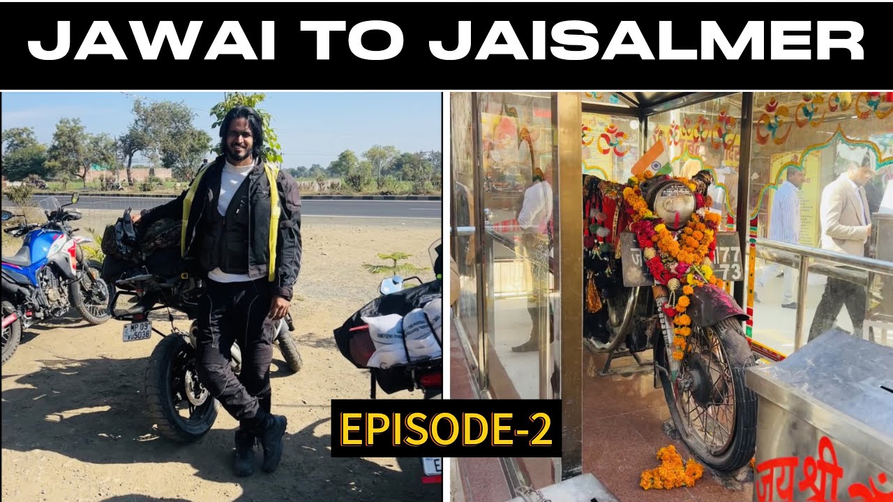 Desert ki Taraf | Jawai Se Om Banna Temple & Jaisalmer | By Road On BMW GS 310.