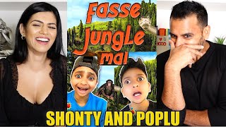 SHONTY AND POPLU IN JUNGLE | Day 1 | Harsh Beniwal 2.0 | REACTION!!