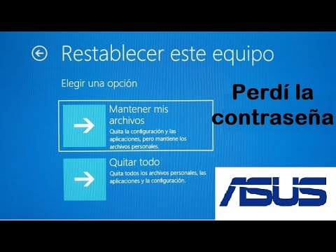 Video: ¿Cómo se restablece una computadora portátil Asus bloqueada?