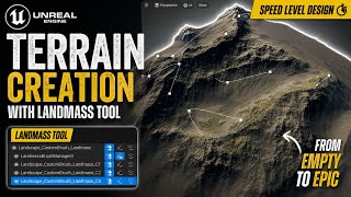 Epic Terrain in UE5  Unreal Fever🔥 landscape Speed design 
