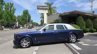 Blue & Silver 2004 Rolls-Royce Phantom