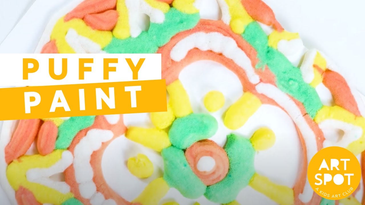 How to Make Holiday Puffy Paint Art (+ Recipe)