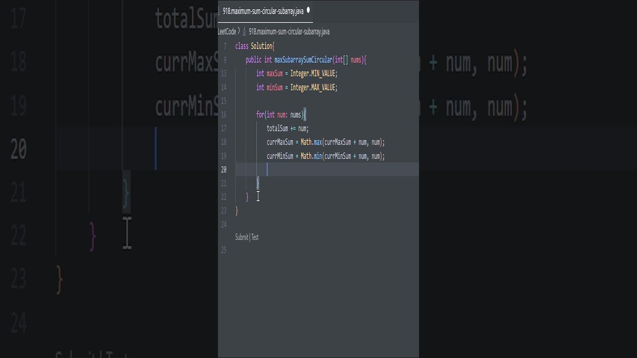 Maximum Sum Circular Subarray | Microsoft Interview Question | LeetCode 918 
