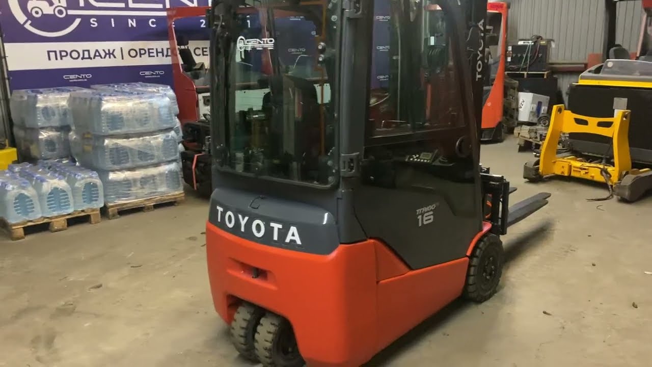Огляд: Електронавантажувач Toyota 8FBEK16T (2020) з Кабіною | Тест-драйв і Характеристики
