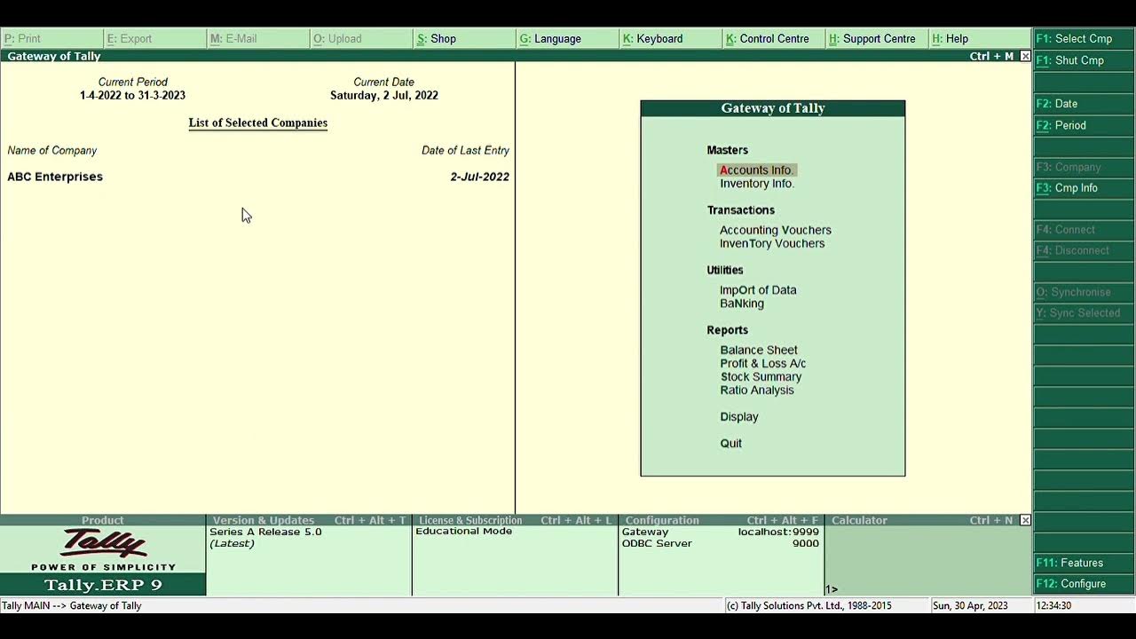 Lec10 Customize Sales Invoice Number in Tally YouTube