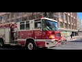 Oakland FD Engine 2 screams down Broadway