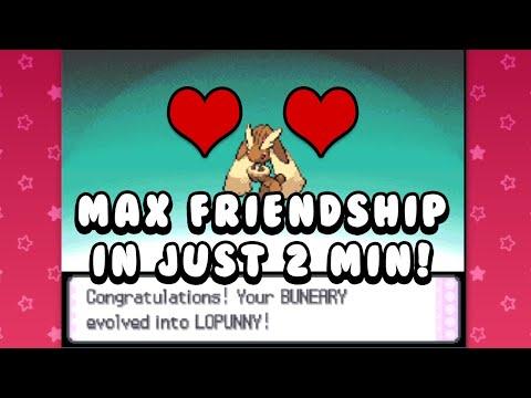 Friendship Underflow Tutorial - Pokémon Diamond and Pearl Max Friendship Guide (Fast Evolutions)