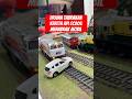 Drama Tabrakan Kereta Api CC206 Menabrak Mobil #keretaapi #miniaturkeretaapi #mainankeretaapi #train