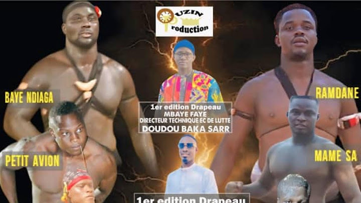 Direct Arène nationale Raam Daan vs Bb Mara, Petit Avion vs Mame SA ...