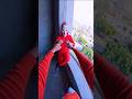 Rooftop parkour free running pov 😂 #parkourlife #funny #moneyheist #acting #cinematic #inspired