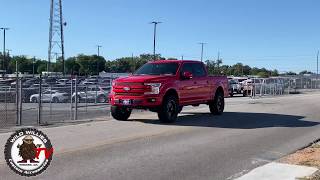 Redline Edition Ford F150 Race Red 3.5” Lift TIS 544BM wheels Nitto