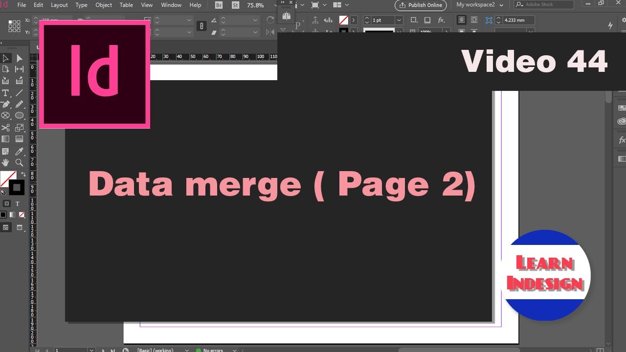 find and replace indesign data merge labels