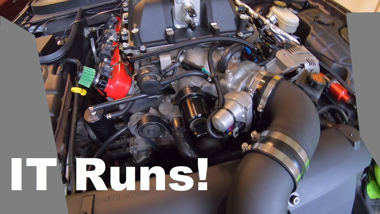 LSA Supercharger C5 Corvette Start up finally. Part 6 YouTube