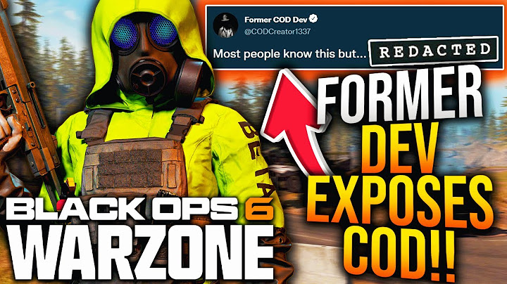 Former LEAD CALL OF DUTY DEVELOPER Just Exposed This...