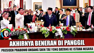 RECEIVED THE PRESIDENT'S INVITATION~SHIN TAE YONG IS ALREADY IN JAKARTA TO SIGN THE NATIONAL TEAM...
