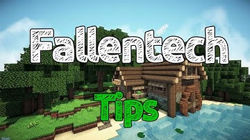 FallenTech Skyblock tips, beginners guide and level 1 goals. (FallenTech #5)