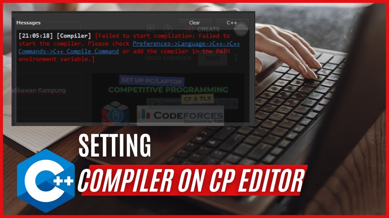 Setting compiler c setelah install by matematikawan kampung youtube