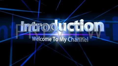 Introduction To My Channel - Created using Flixpress.com