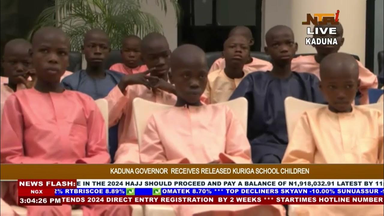LIVE: Kaduna Governor Receives Kuriga School Children | 25th March 2024 | NTA