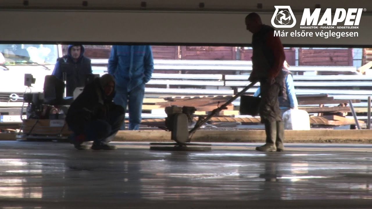 Hogyan készül a beton ipari padló?