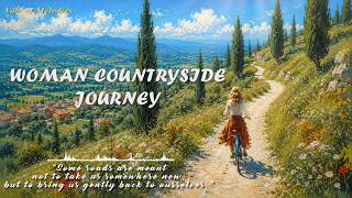 Woman on a Countryside Journey | Soft Piano & Oil Painting | “Some Roads Bring Us Back to Ourselves” screenshot 4
