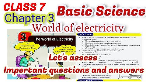Class 7 Basic Science | The World Of Electricity വൈദ്യുതിയുടെ ലോകം -  | Online Class 7 #class7_basic