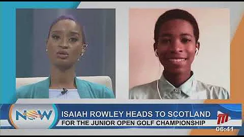 Isaiah Rowley Heads To Scotland For The Junior Ope...