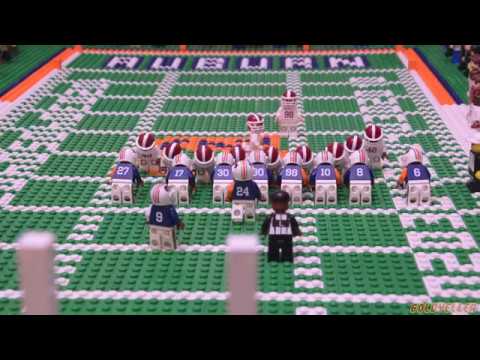 Auburn vs Alabama Lego College Football