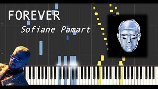 Video thumbnail of "FOREVER - Sofiane Pamart (Synthesia Tutorial | Piano sheet)"
