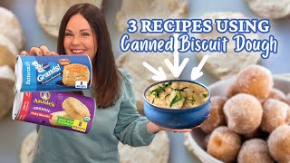 BRILLIANT Ways to Use CANNED BISCUIT DOUGH | Canned Biscuit Hacks