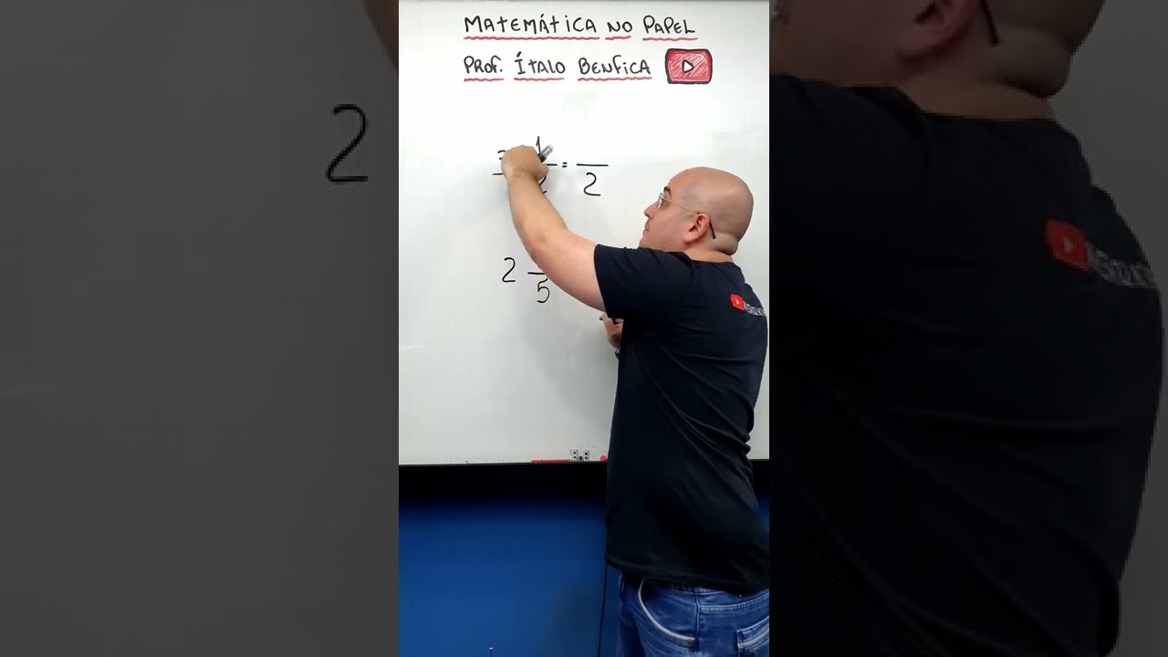 MATEMÁTICA BÁSICA - Como transformar uma FRAÇÃO em NÚMERO MISTO \Prof. Gis/  /Matemática Básica 
