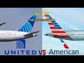 🇺🇸 American Airlines VS 🇺🇸 United Airlines 2021 Airline Comparison