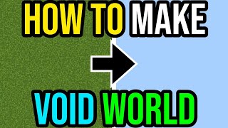 How To Make A VOID WORLD! | Minecraft PS4/Xbox/PE
