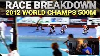 Joey Mantia - Race Breakdown 2012 World Championship 500m Parabolic Track Ascoli Piceno Italy