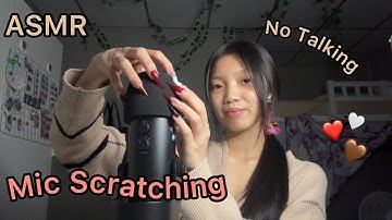 ASMR|Fast&Aggressive ￼￼MIC SCRATCHING (No Talking ￼At All!!)