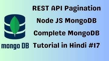 🔴 RESTful API Pagination Node Js MongoDB - GET all Items - #17 - Complete MongoDB Tutorial