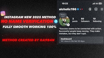 Instagram New “No Name” Verification Method (2025) | @TEAM_A9B4N