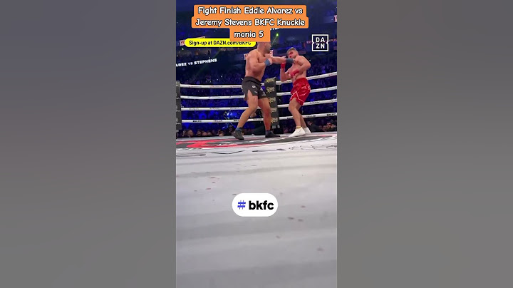 Eddie Alvarez Vs Jeremy Stephens Bkfc knuckle mania 5 #bkfc #jeremystephens
