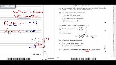 RescorlaMaths Ultimate last minute C3 revision videos 2016 2015 2014 Numerical methods