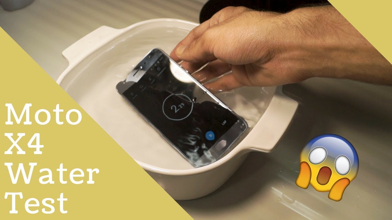 Moto X4 Ip68 Water Test Will It Survive Youtube